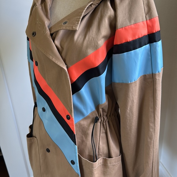 P.E Nation Caribeener Sports Trench Coat Medium EUC Incl Tags - Picture 5 of 11